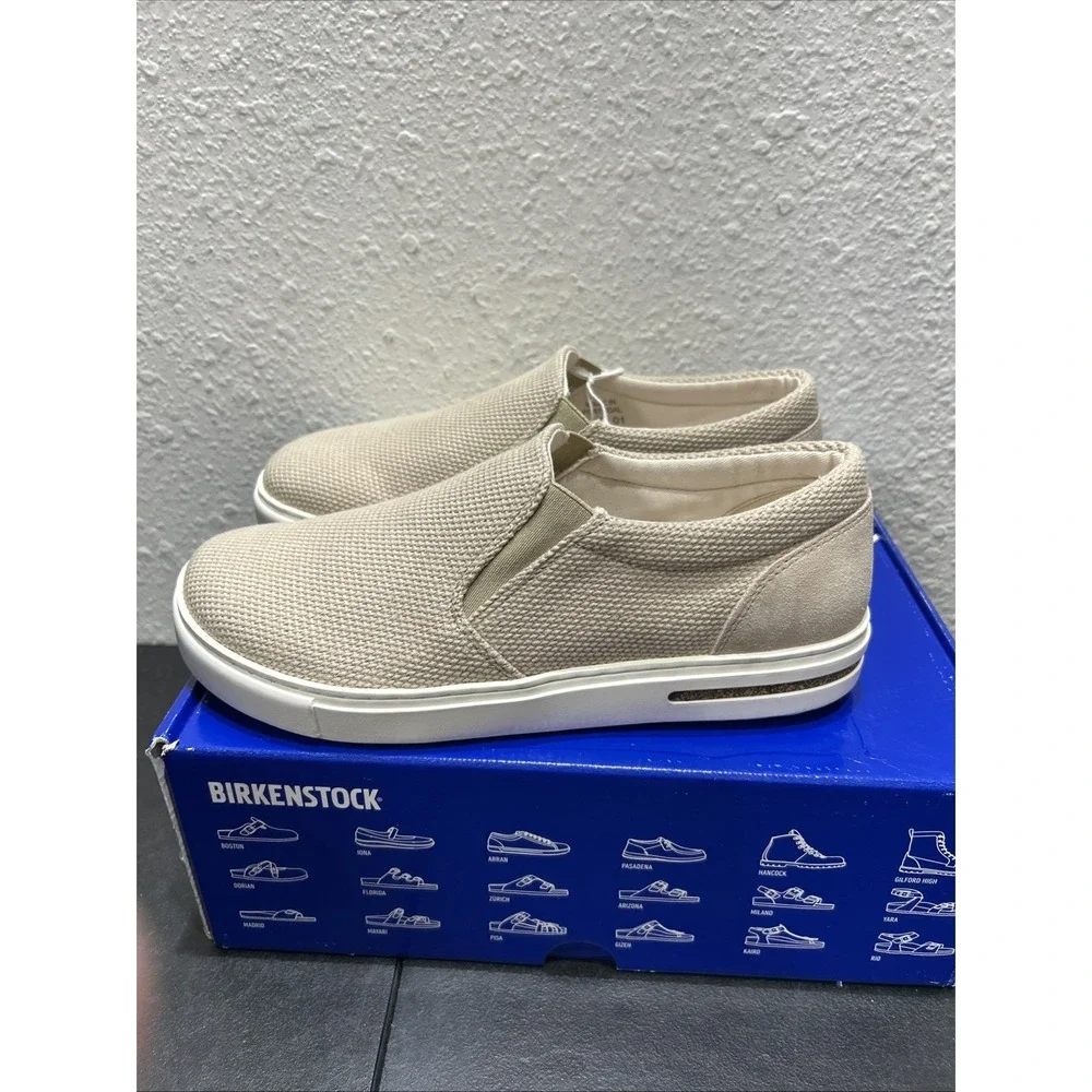 Birkenstock Oswego Textile Suede Sandcastle EU 40 US L9 M7 Womens Mens